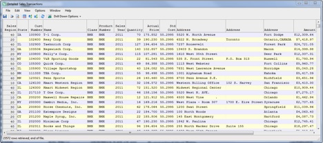 Your IBM i data before it goes into a host table. 