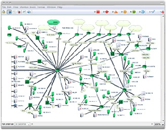 Network mapping software from Intermapper makes it easy to auto-discover devices, then rearrange and personalize the layout to fit your preferences.