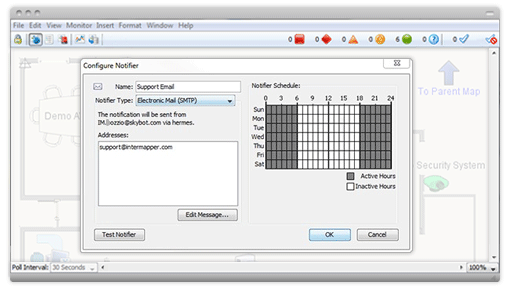 Alert scheduling and customization made easy within the network management tool