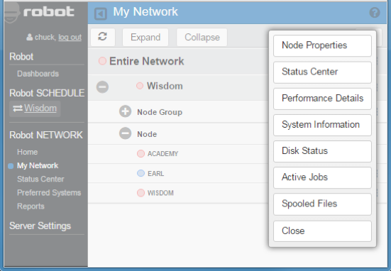 View more iSeries performance metrics in the web interface