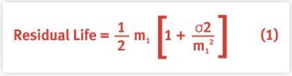 Average or mean Residual Life Average or mean residual life
