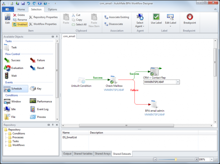 CRM and Contact Rep Task