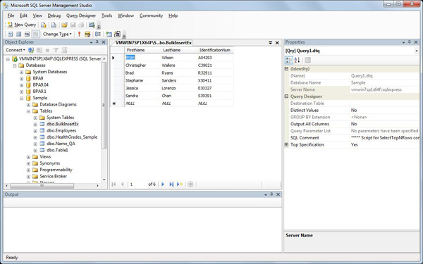 Verify in Database Verify in Database