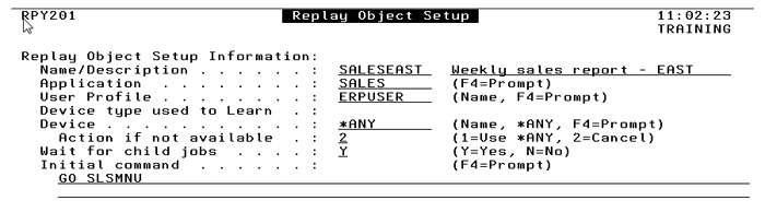 Automate interactive processes with Robot REPLAY