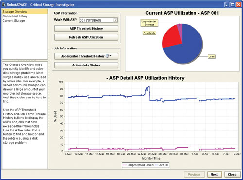 The Critical Storage Investigator (CSI) helps you quickly identify who or what is taking up your disk space.